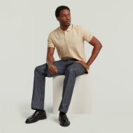 Picture of G-STAR MEN'S DUNDA SLIM POLO IN CREAM 5