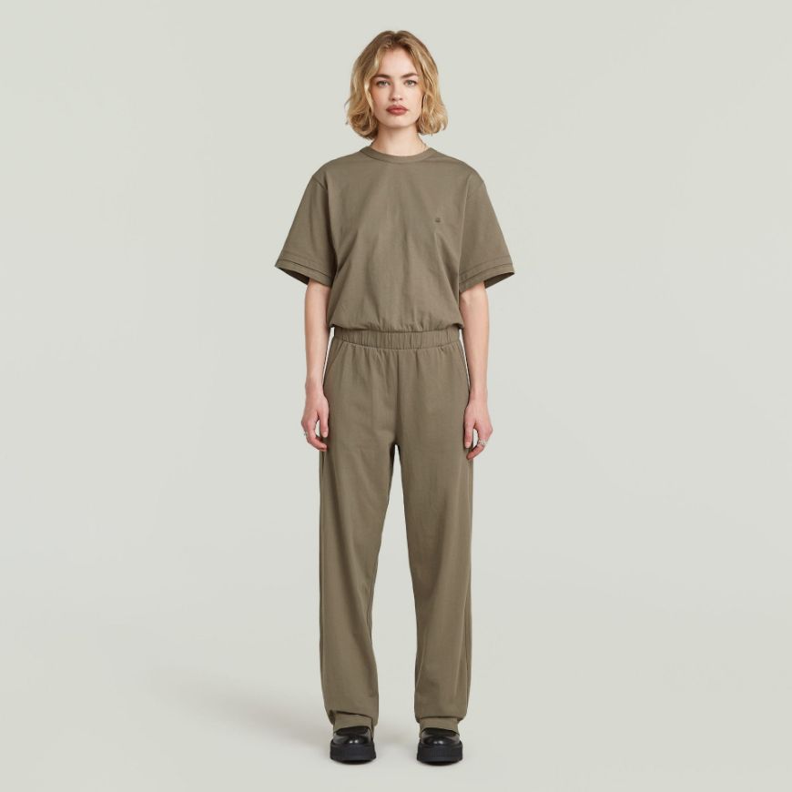 Picture of G-STAR WOMEN'S JERSEY JUMPSUIT IN TURF