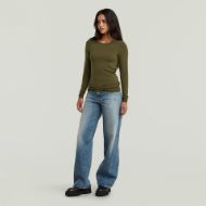 Picture of G-STAR WOMEN'S CONTOR 3D LOOSE JEANS IN ANTIQUE FADED PATINA BLUE 5