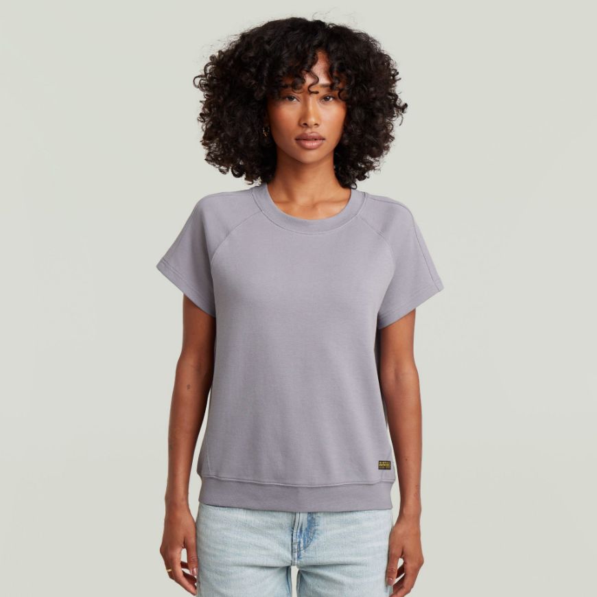 Picture of G-STAR WOMEN'S RAGLAN TOP IN QUICKSILVER