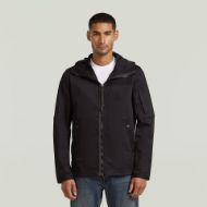 Picture of G-STAR MEN'S BATT HOODED OVERSHIRT IN DK BLACK 1