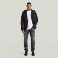 Picture of G-STAR MEN'S BATT HOODED OVERSHIRT IN DK BLACK 4