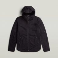 Picture of G-STAR MEN'S BATT HOODED OVERSHIRT IN DK BLACK 6