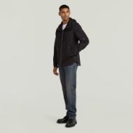 Picture of G-STAR MEN'S BATT HOODED OVERSHIRT IN DK BLACK 5