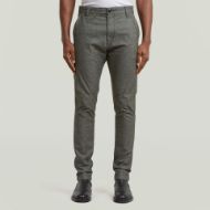 Picture of G-STAR MEN'S BRONSON 3.0 SLIM CHINO IN ASFALT/MILK DOBBY 1