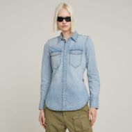 Снимка на G-STAR ДАМСКА DENIM SLIM WESTERN РИЗА В СИНЬО 1