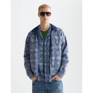 Picture of SCOTCH&SODA MEN'S REVERSIBLE PRINTED JACKET IN NAVY 6