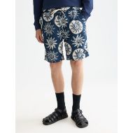 Picture of SCOTCH&SODA MEN'S PRINTED LONG LENGTH SWIM SHORTS IN NAVY 4
