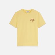Picture of SCOTCH&SODA MEN'S LEFT CHEST ARTWORK REGULAR FIT T-SHIRT IN MEDIUM YELLOW 1