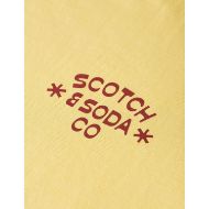 Picture of SCOTCH&SODA MEN'S LEFT CHEST ARTWORK REGULAR FIT T-SHIRT IN MEDIUM YELLOW 3