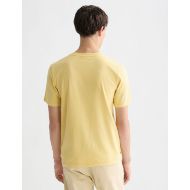 Picture of SCOTCH&SODA MEN'S LEFT CHEST ARTWORK REGULAR FIT T-SHIRT IN MEDIUM YELLOW 5