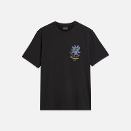 Picture of SCOTCH&SODA MEN'S FRONT AND BACK ARTWORK REGULAR FIT T-SHIRT IN BLACK 1