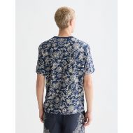 Picture of SCOTCH&SODA MEN'S PRINTED REGULAR FIT T-SHIRT IN NAVY 5