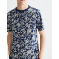 Picture of SCOTCH&SODA MEN'S PRINTED REGULAR FIT T-SHIRT IN NAVY 6