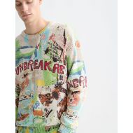 Снимка на SCOTCH&SODA МЪЖКИ ПУЛОВЕР BASQUIAT PRINTED LOOSE FIT В КОМБИНАЦИЯ 6