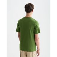 Picture of SCOTCH&SODA MEN'S SEASONAL CORE CHEST LOGO REGULAR FIT T-SHIRT IN GREEN 5