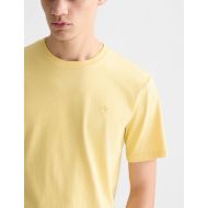 Picture of SCOTCH&SODA MEN'S SEASONAL CORE CHEST LOGO REGULAR FIT T-SHIRT IN MEDIUM YELLOW 6