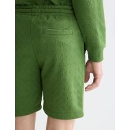 Picture of SCOTCH&SODA MEN'S JACQUARD REGULAR FIT SHORTS IN GREEN 6
