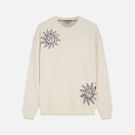 Picture of SCOTCH&SODA MEN'S EMBROIDERED RELAXED-FIT SWEATSHIRT IN LIGHT BEIGE 1