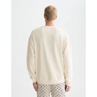 Picture of SCOTCH&SODA MEN'S EMBROIDERED RELAXED-FIT SWEATSHIRT IN LIGHT BEIGE 5