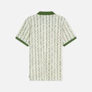 Picture of SCOTCH&SODA MEN'S MICROPRINTED REGULAR FIT POLO IN MEDIUM BEIGE 2