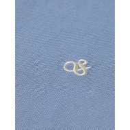 Picture of SCOTCH&SODA MEN'S SEASONAL CORE PIQUE CHEST LOGO POLO IN BLUE 3