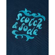 Picture of SCOTCH&SODA MEN'S FRONT AND BACK ARTWORK LOOSE FIT HOODIE IN NAVY 3