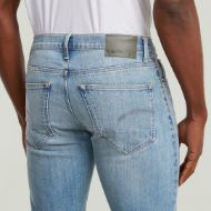 Picture of G-STAR MEN'S 3301 SLIM JEANS IN VINTAGE PATINA BLUE 3