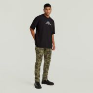 Picture of G-STAR MEN'S ROVIC ZIP 3D REGULAR TAPERED PANTS IN FOUR LEAF CLOVER CLOUD CAMO 6