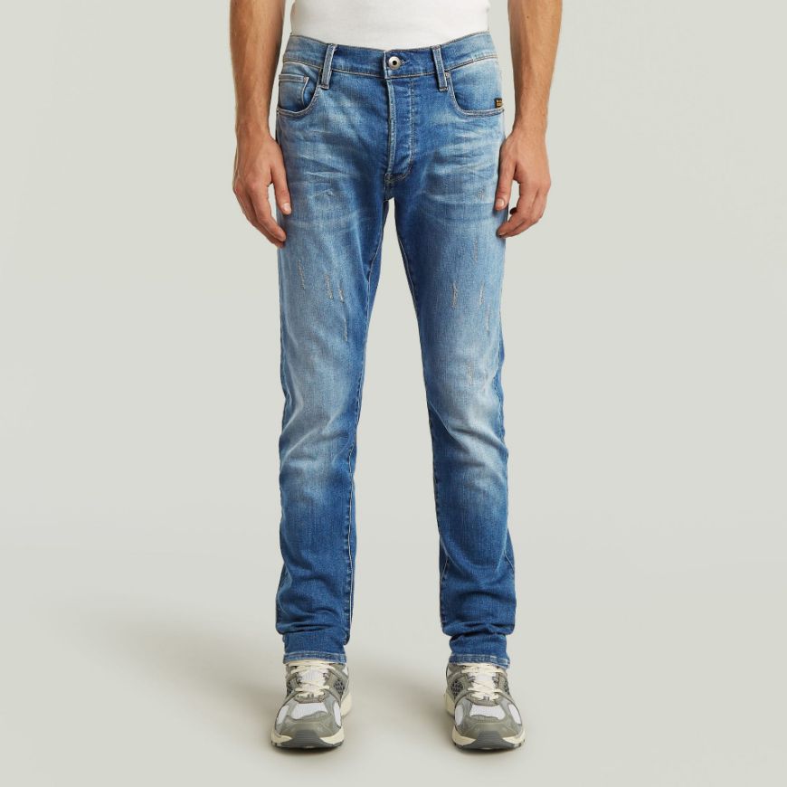 Picture of G-STAR MEN'S 3301 SLIM JEANS IN LT VINTAGE AGED