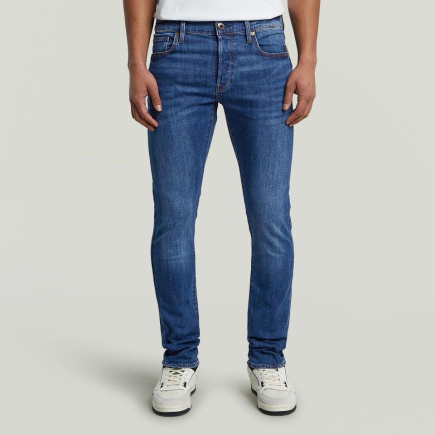 Picture of G-STAR MEN'S 3301 SLIM Z JEANS IN MEDIUM AGED