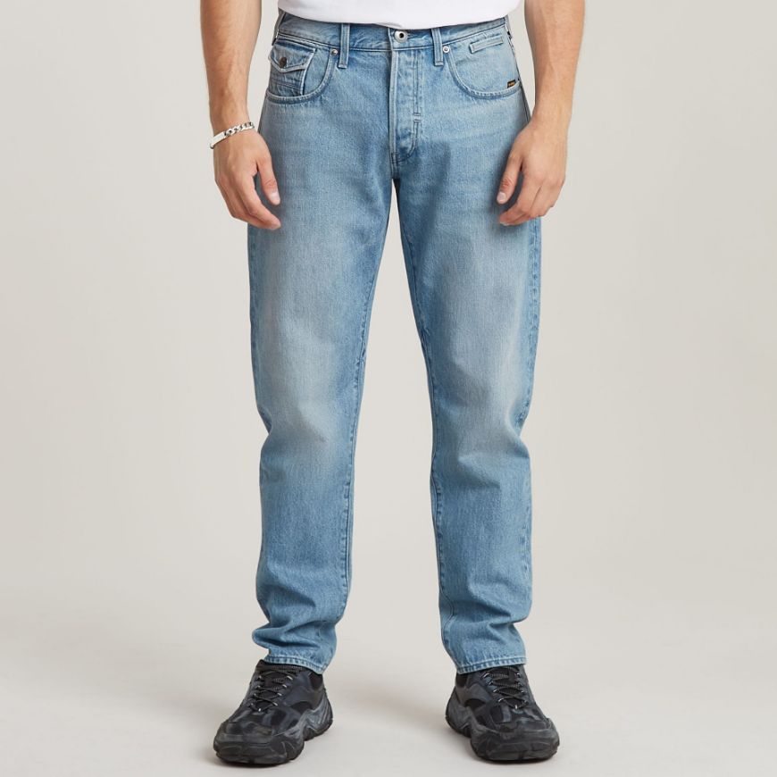 Picture of G-STAR MEN'S MORRY FWD REGULAR TAPERED JEANS IN FADED BRILLIANT BLUE