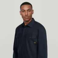 Picture of G-STAR MEN'S MARINE SLIM SHIRT IN MAZARINE BLUE 4