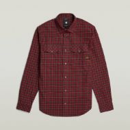 Picture of G-STAR MEN'S MARINE SLIM SHIRT IN BARON CHIBI CHECK 6