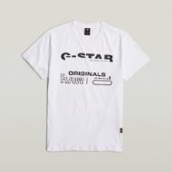 Picture of G-STAR MEN'S ORIGINALS T-SHIRT IN WHITE 6