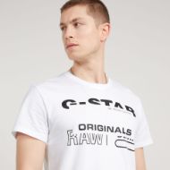 Picture of G-STAR MEN'S ORIGINALS T-SHIRT IN WHITE 3