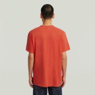 Picture of G-STAR MEN'S NIFOUS T-SHIRT IN LT ANTIC RED GD 3