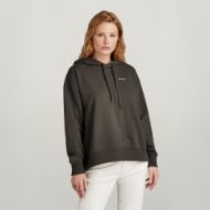 Picture of G-STAR WOMEN'S GRAPHIC CORE HOODED SWEATER IN ASFALT 1
