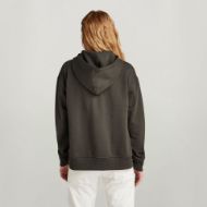 Picture of G-STAR WOMEN'S GRAPHIC CORE HOODED SWEATER IN ASFALT 3