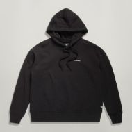 Picture of G-STAR WOMEN'S GRAPHIC CORE HOODED SWEATER IN DK BLACK 5