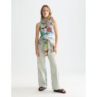 Снимка на SCOTCH&SODA ДАМСКИ ТОП BASQUIAT ALL OVER PRINTED RIB RACER TANK В КОМБИНАЦИЯ 7