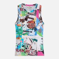 Снимка на SCOTCH&SODA ДАМСКИ ТОП BASQUIAT ALL OVER PRINTED RIB RACER TANK В КОМБИНАЦИЯ 1