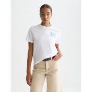 Снимка на SCOTCH&SODA ДАМСКА БЛУЗА SMALL ARTWORK REGULAR-FIT В БЯЛО 4