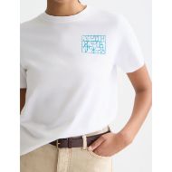 Снимка на SCOTCH&SODA ДАМСКА БЛУЗА SMALL ARTWORK REGULAR-FIT В БЯЛО 6