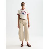 Снимка на SCOTCH&SODA ДАМСКИ ДЕНИМ THE LOOP HIGH RISE BARREL LEG В БЕЖОВО 7