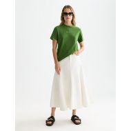 Снимка на SCOTCH&SODA ДАМСКА БЛУЗА EMBROIDERED SLUB REGULAR-FIT В ЗЕЛЕНО 7