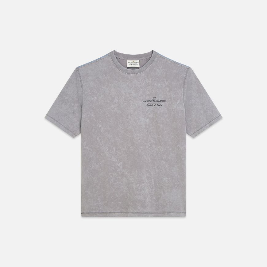 Снимка на SCOTCH&SODA ДАМСКА БЛУЗА BASQUIAT GRAPHICH LOOSE-FIT В СИВО