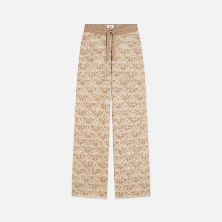 Снимка на SCOTCH&SODA ДАМСКИ ПАНТАЛОН MONOGRAM JACQUARD KNITTED TROUSERS В БЕЖОВО