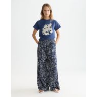 Снимка на SCOTCH&SODA ДАМСКИ ПАНТАЛОН ELENI - ALL OVER PRINTED HIGH RISE WIDE LEG PULL ON В ТЪМНОСИНЬО 7