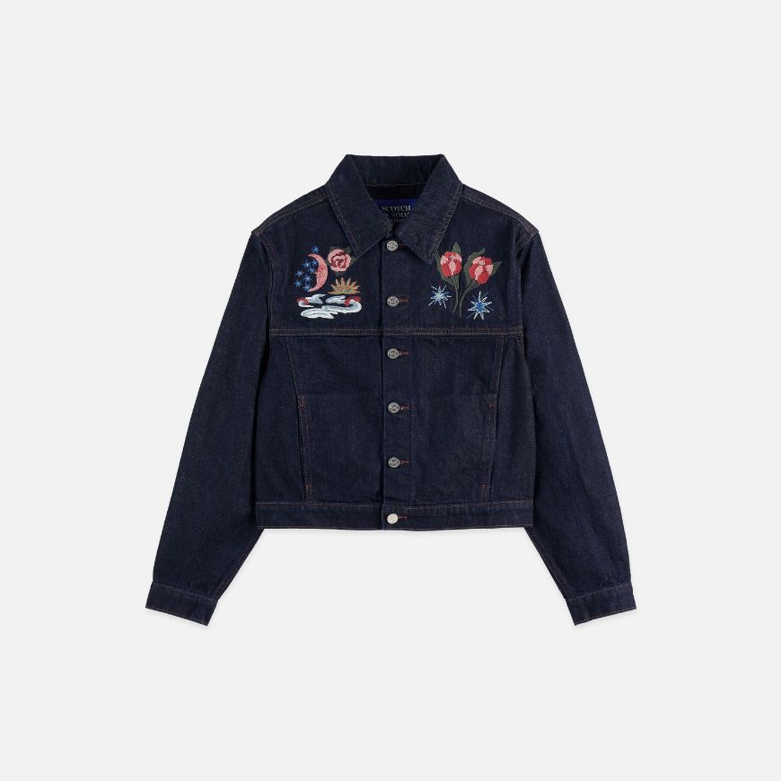 Снимка на SCOTCH&SODA ДАМСКО ДЪНКОВО ЯКЕ LUCKY CHARM В ТЪМНОСИНЬО